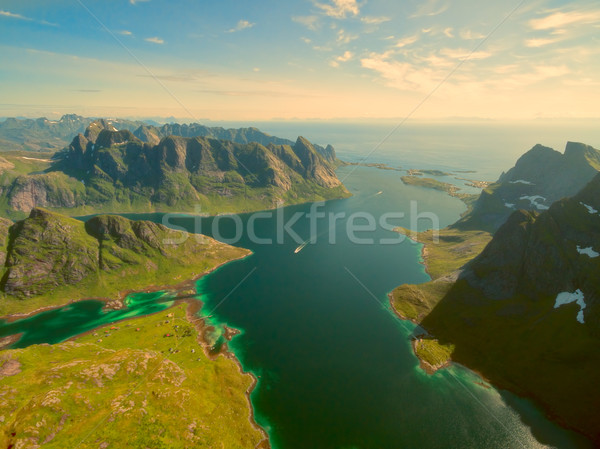 Fjord in Norway Stock photo © Harlekino