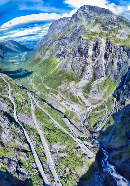 Trollstigen road Stock photo © Harlekino