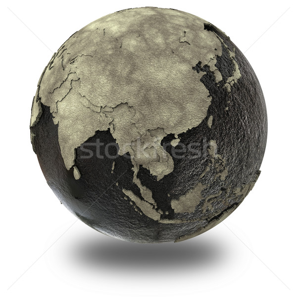 Sud-est asiatico terra olio 3D modello pianeta terra Foto d'archivio © Harlekino