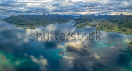 ártico Noruega nuvens paisagem Foto stock © Harlekino