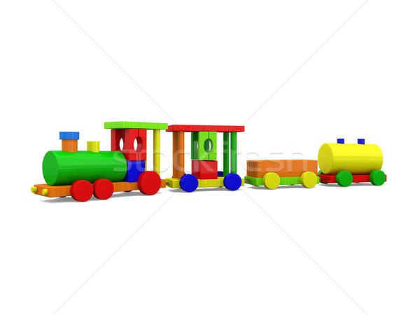Toy train Stock photo © Harlekino