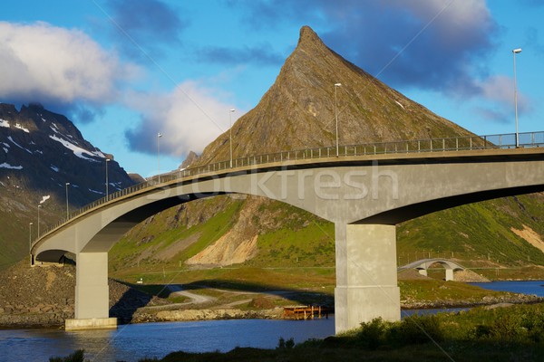Bridges on Lofoten Stock photo © Harlekino