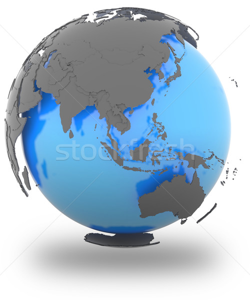 Eastern Hemisphere on Earth Stock photo © Harlekino