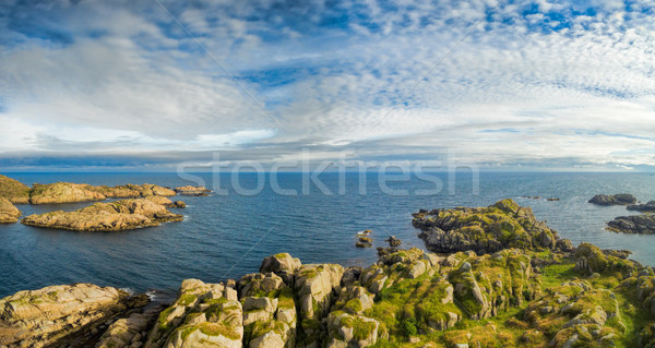 Lofoten coast panorama Stock photo © Harlekino