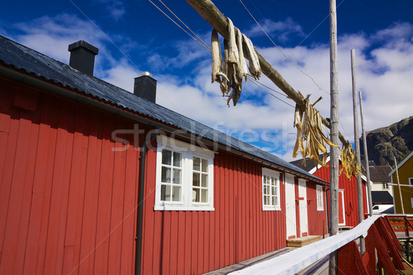 Stock photo: Fishing village