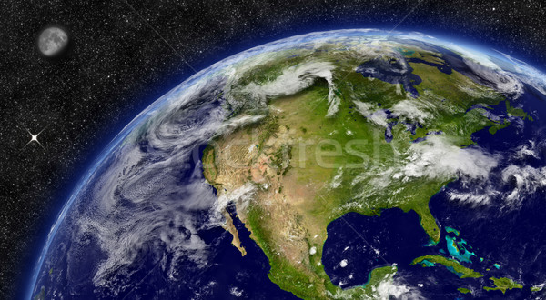 North America on planet Earth Stock photo © Harlekino