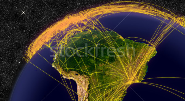 Air travel in South America Stock photo © Harlekino