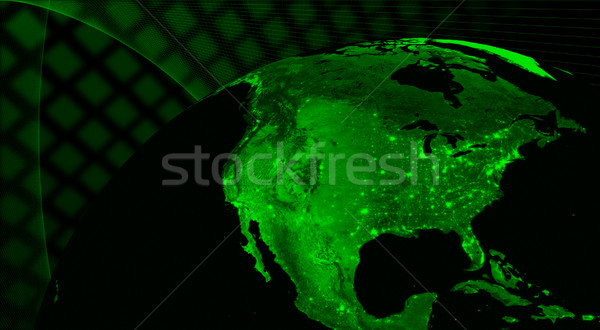 North America technology concept Stock photo © Harlekino