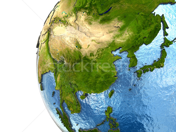 Southeast Asia on Earth Stock photo © Harlekino