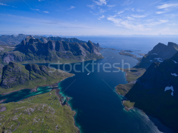 Reinefjorden Stock photo © Harlekino