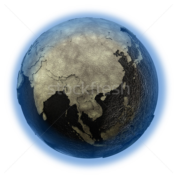 Southeast Asia on Earth of oil Stock photo © Harlekino