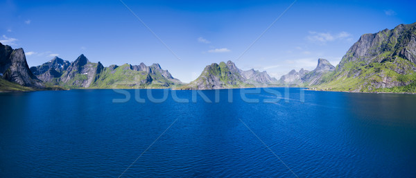 Reinefjorden panorama Stock photo © Harlekino