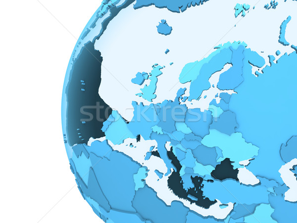 歐洲 地球 模型 地球 可見 商業照片 © Harlekino