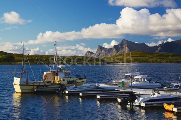 Fishing on Lofoten Stock photo © Harlekino