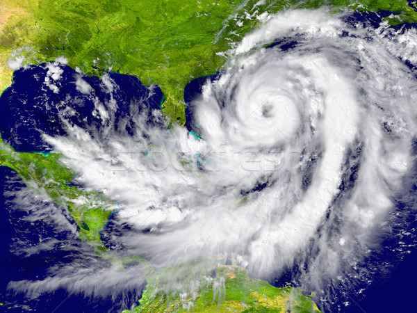 Hurricane between Florida and Cuba  Stock photo © Harlekino
