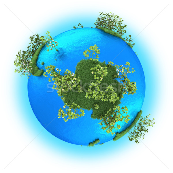 Antarctic on planet Earth  Stock photo © Harlekino