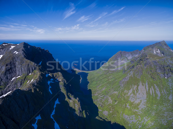 Photo stock: Norvège · paysage · mer · île