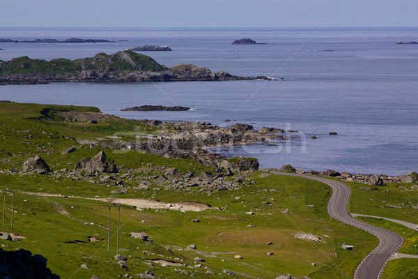 Stock photo: Norwegian coastline