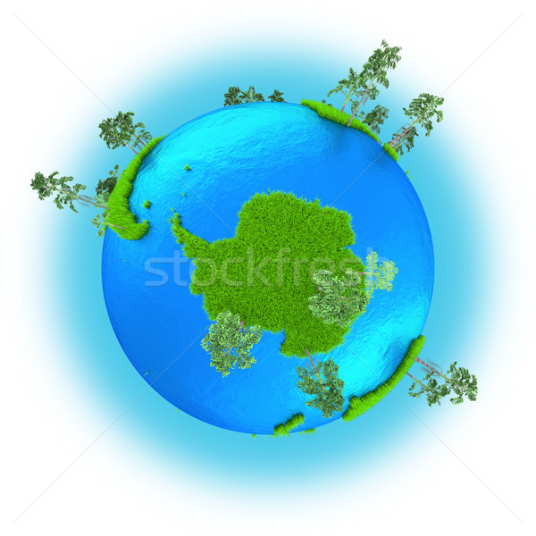 Antarctic on planet Earth  Stock photo © Harlekino