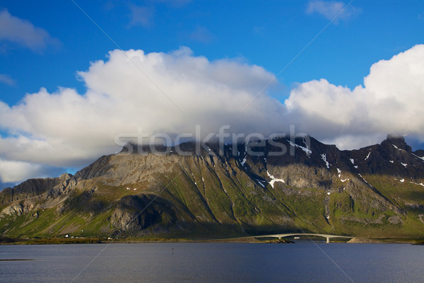 Bridge on Lofoten Stock photo © Harlekino