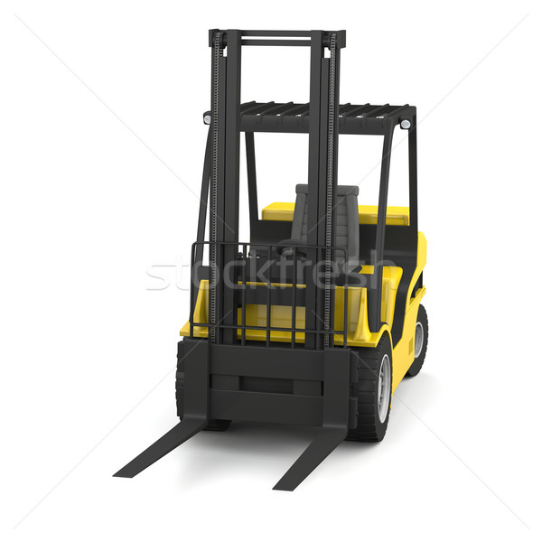 Yellow forklift Stock photo © Harlekino