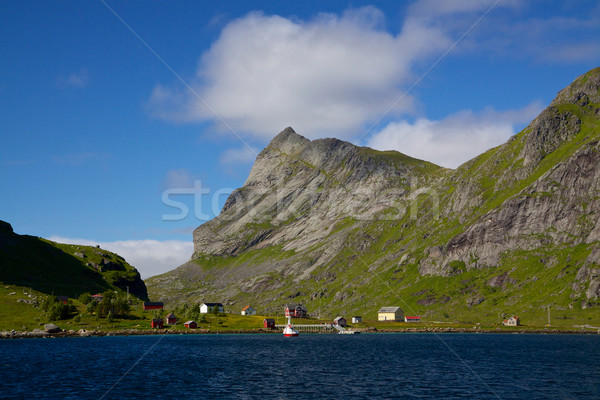 Fjord on Lofoten Stock photo © Harlekino
