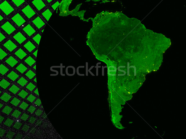 South America technology concept Stock photo © Harlekino