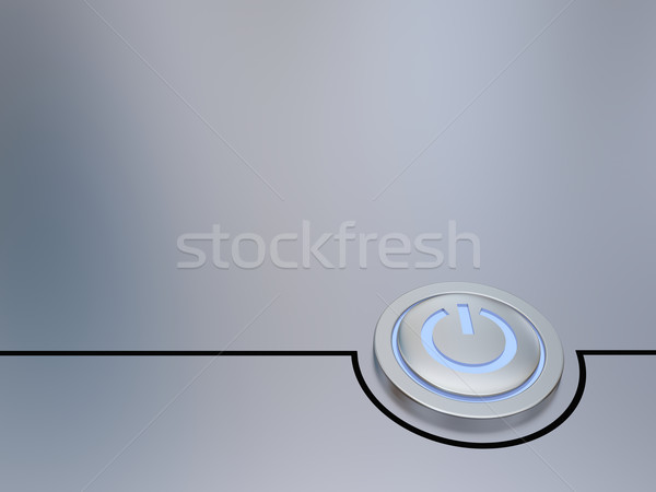Stock photo: On off button