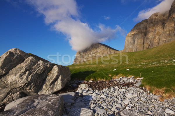 Cliffs on Lofoten Stock photo © Harlekino