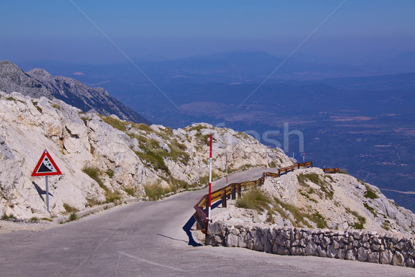 Mountain road in Croatia Stock photo © Harlekino