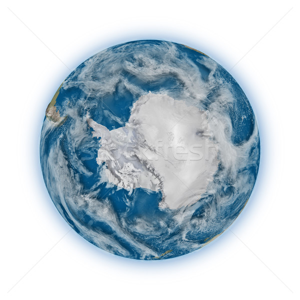 Stock photo: Antarctica on planet Earth