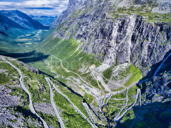 Trollstigen road Stock photo © Harlekino