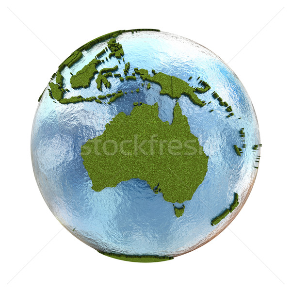 Australia on planet Earth Stock photo © Harlekino