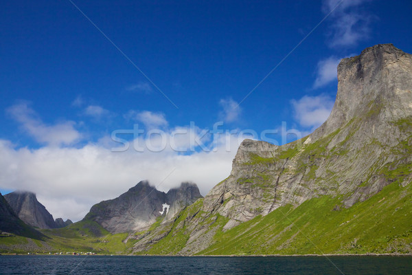 Lofoten coast Stock photo © Harlekino