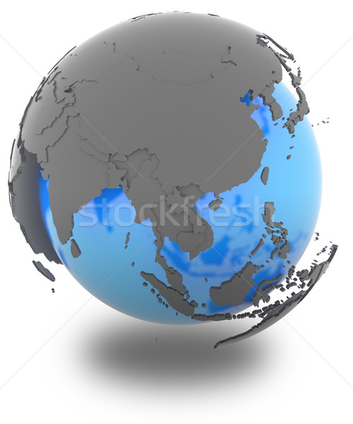 East Asia on Earth Stock photo © Harlekino