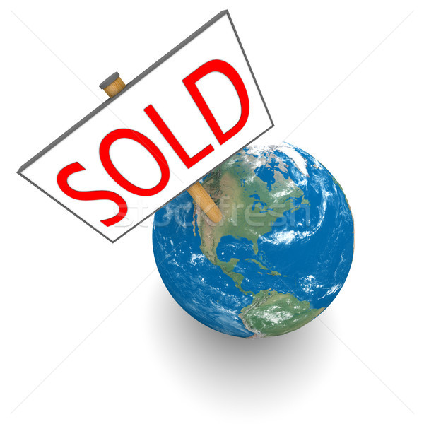 Sold planet Stock photo © Harlekino