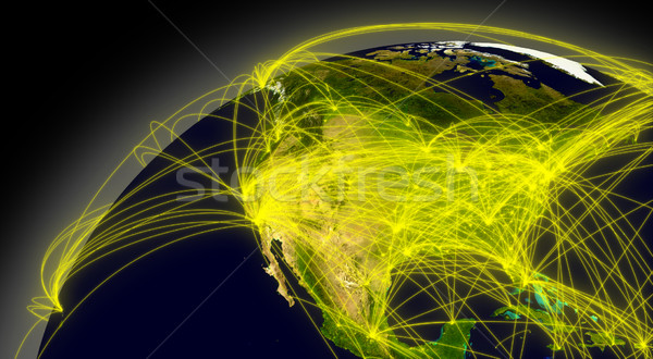 North America connections Stock photo © Harlekino