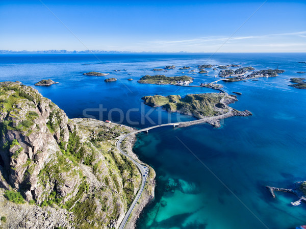 Henningsvaer on Lofoten Stock photo © Harlekino