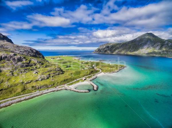 穏やかな 島々 ノルウェー 風景 ストックフォト © Harlekino