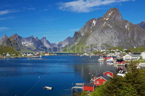 Reine in Norway Stock photo © Harlekino