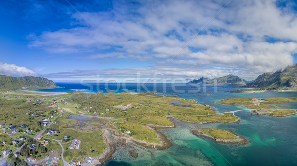 Lofoten panorama Stock photo © Harlekino
