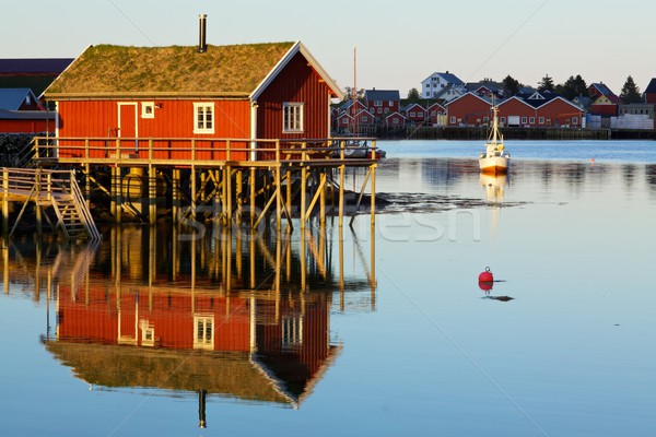 Stock photo: Fishing house