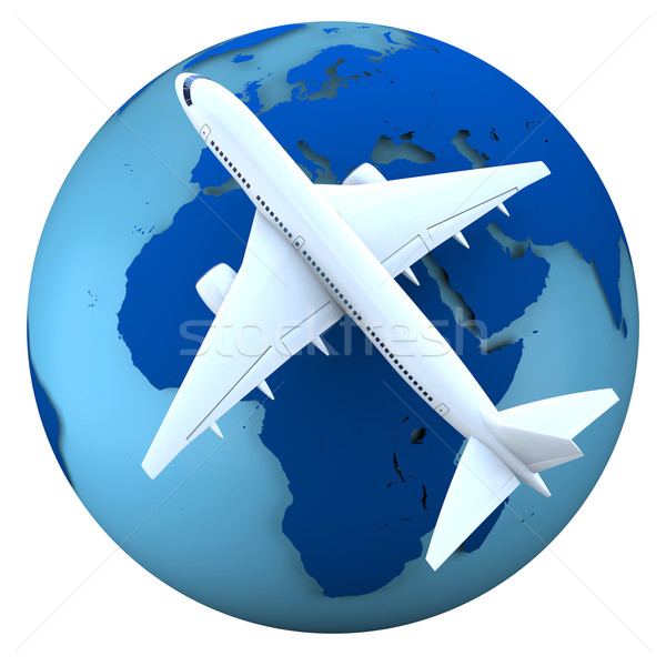 Air travel concept Stock photo © Harlekino