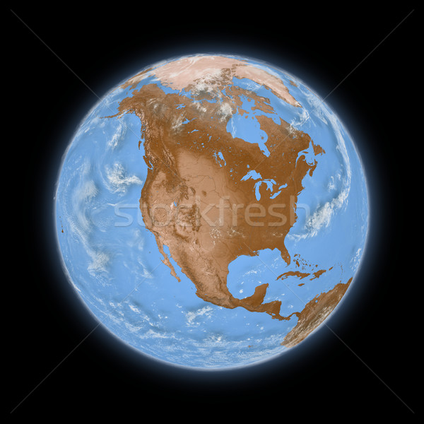 North America on planet Earth Stock photo © Harlekino