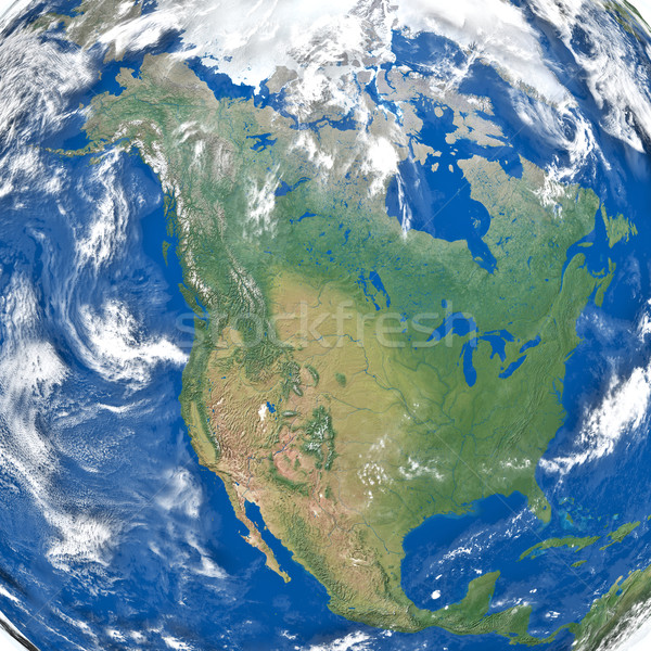 North America from space Stock photo © Harlekino
