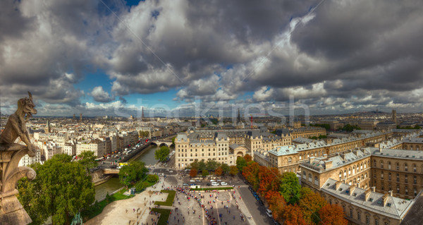 [[stock_photo]]: Magnifique · Paris · pittoresque · vue · cityscape