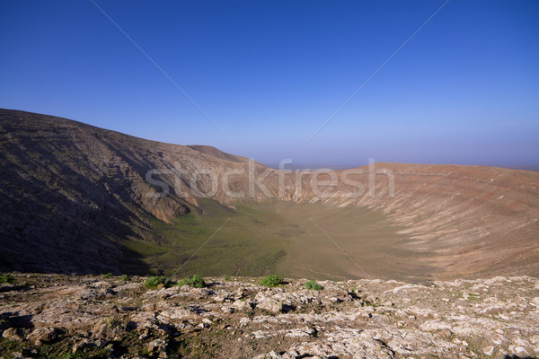 Volcanique cratère énorme parc île [[stock_photo]] © Harlekino