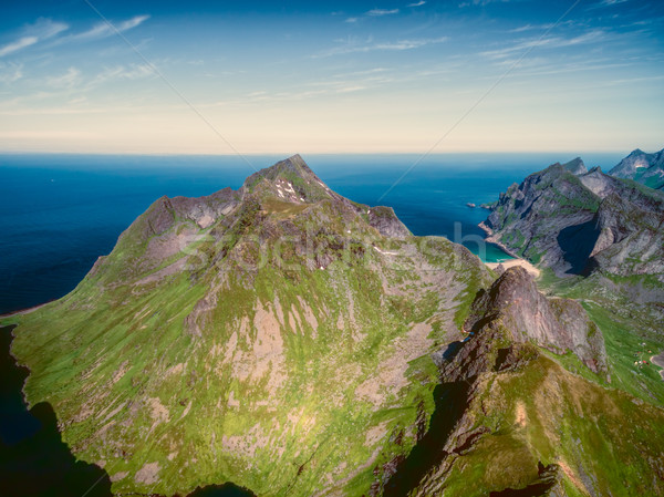 Peaks on Lofoten Stock photo © Harlekino