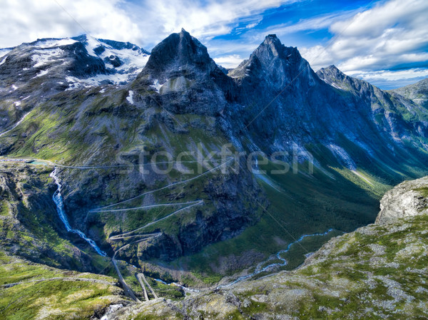 Trollstigen Stock photo © Harlekino