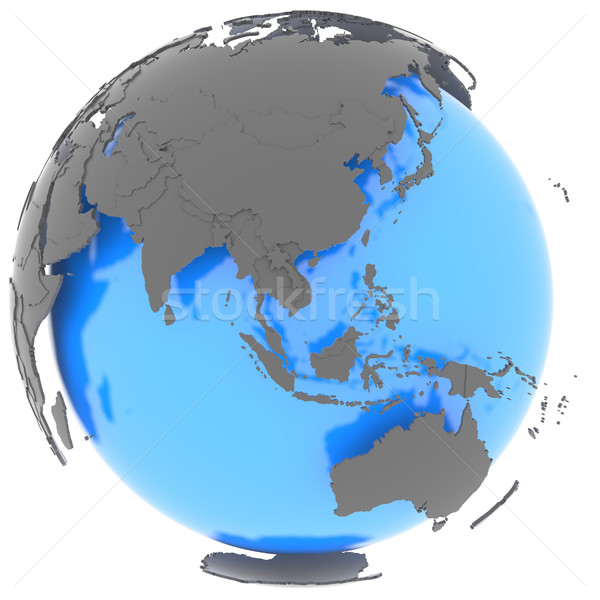Eastern Hemisphere on the planet Stock photo © Harlekino